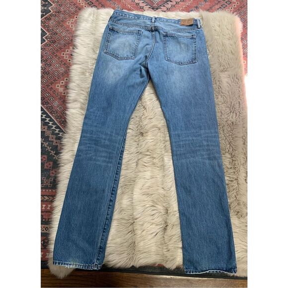 Gap Mens Slim Distressed Medium Wash Jeans 32x34 - Picture 2 of 10